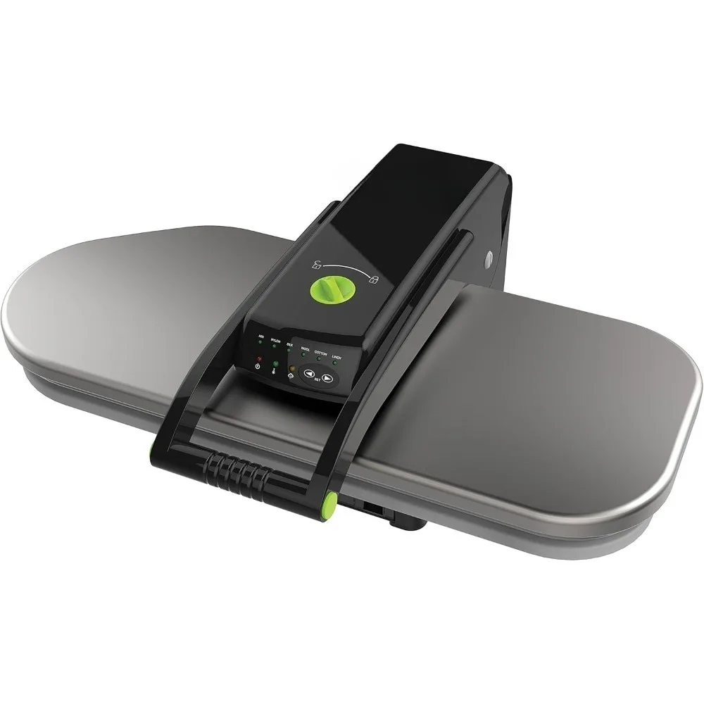 US Shipping Digital Steam Press with Multiple Fabric Settings Steam Burst Function Stainless Steel Black