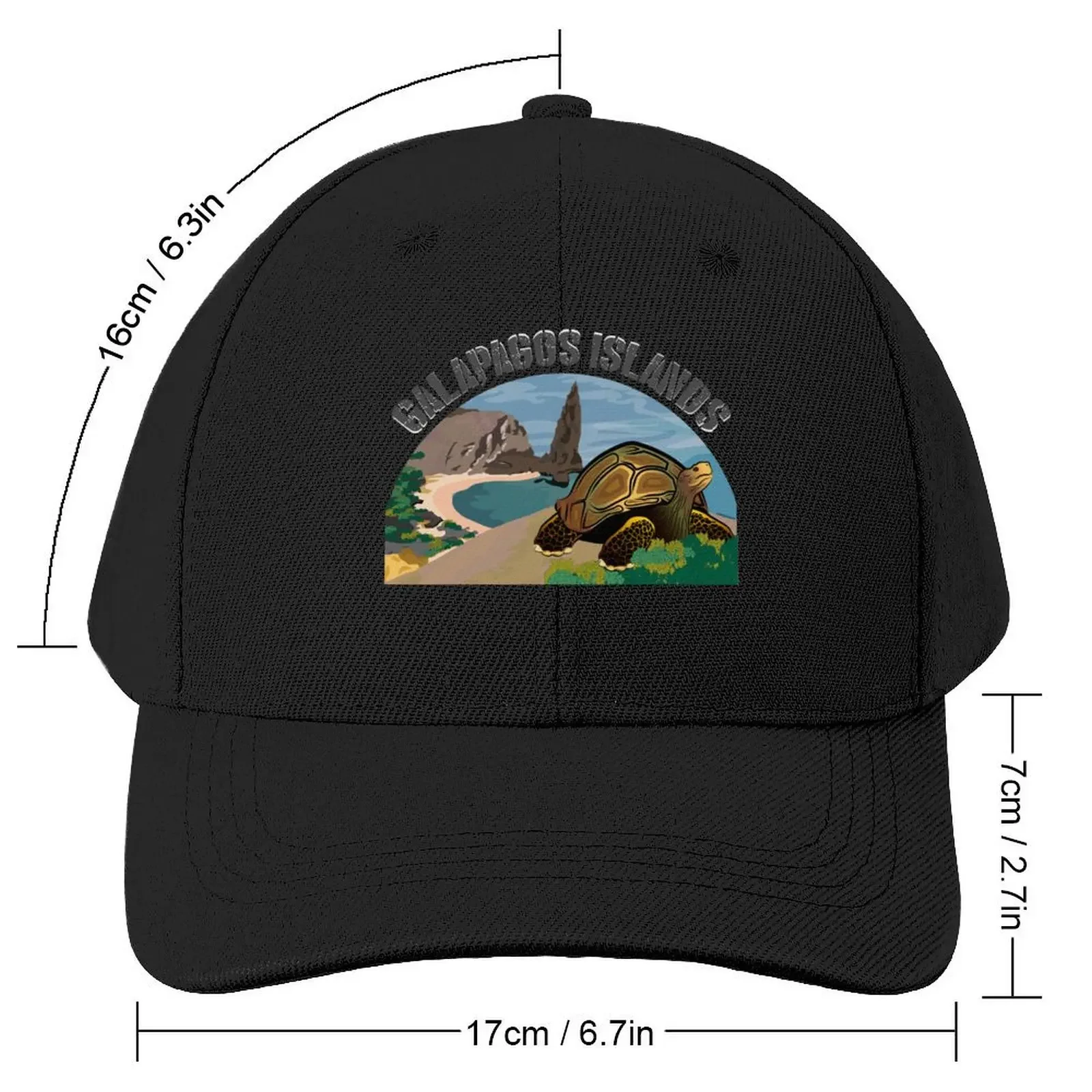 Galapagos Giant Tortoise Baseball Cap Snap Back Hat Sunscreen Military Tactical Cap Beach Outing Luxury Woman Men's