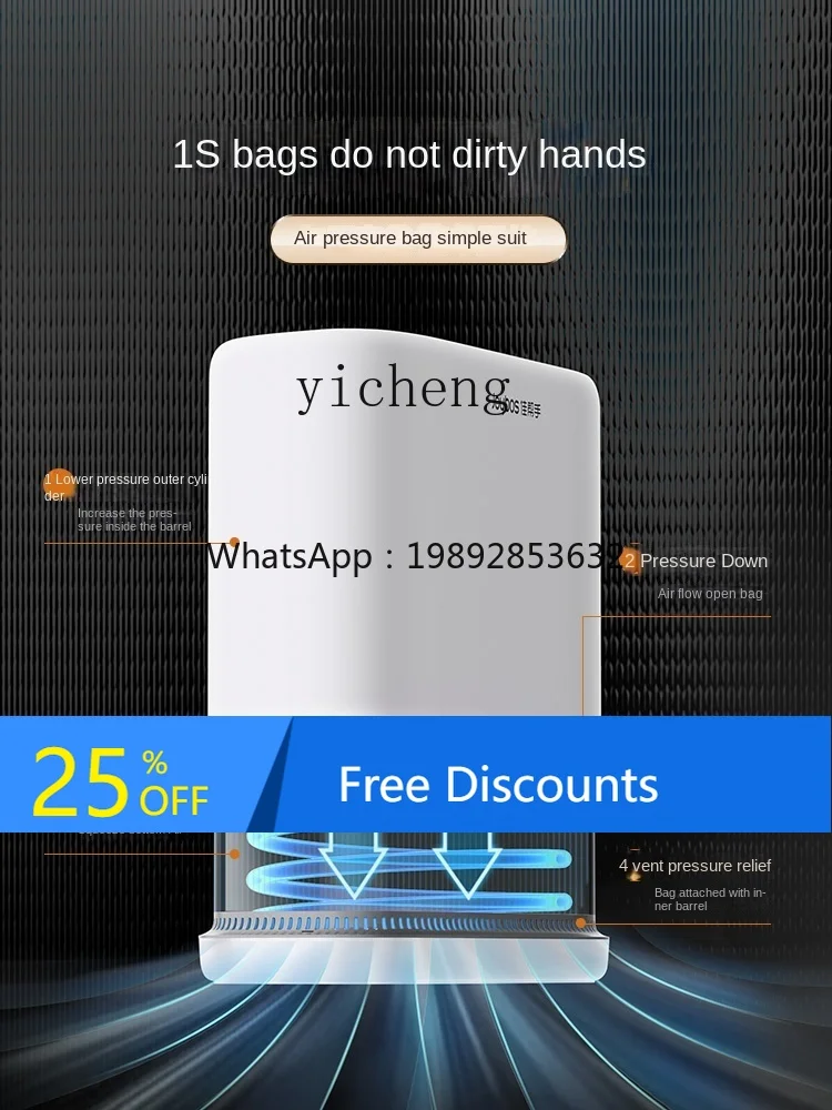 

Trash Can Household Toilet with Lid Dedicated Living Room and Kitchen Toilet Pail Narrow