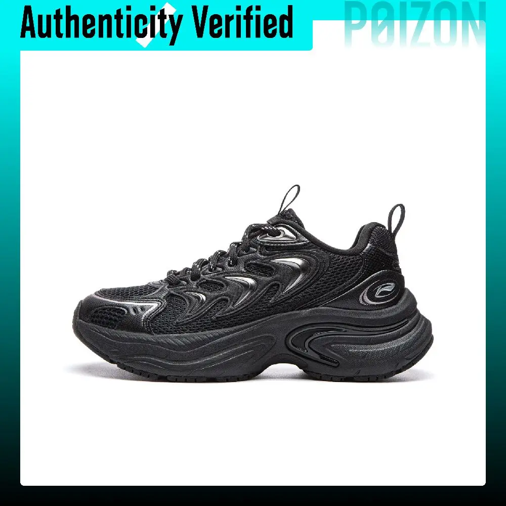 Li-Ning Crescent Low-top Casual Shoes Women's Black AGCW156-2