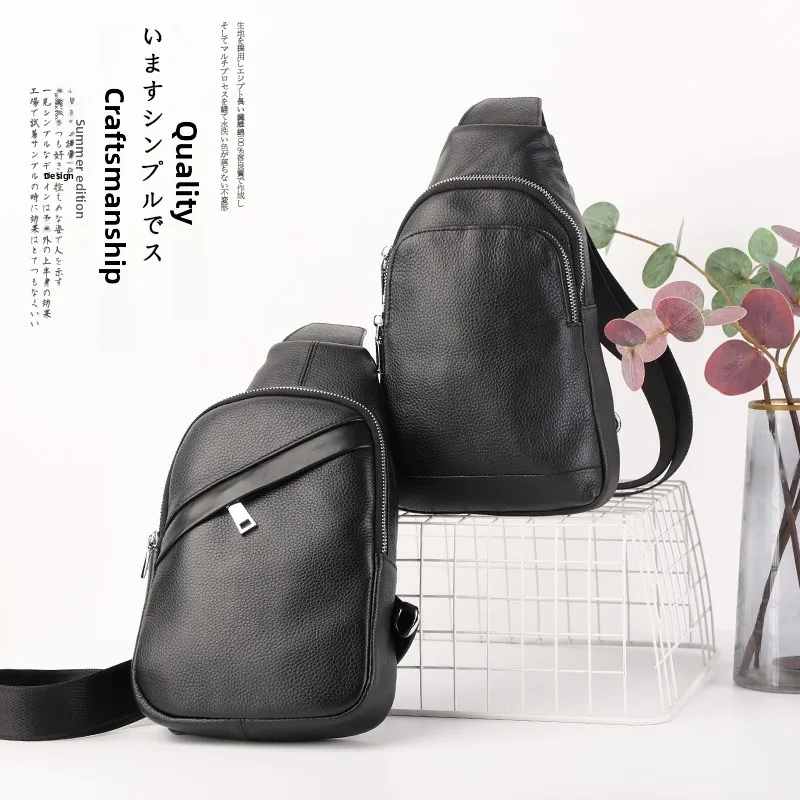 high-quality-top-layer-cowhide-men's-versatile-neutral-style-practical-single-shoulder-bag-crossbody-waist-chest-bag