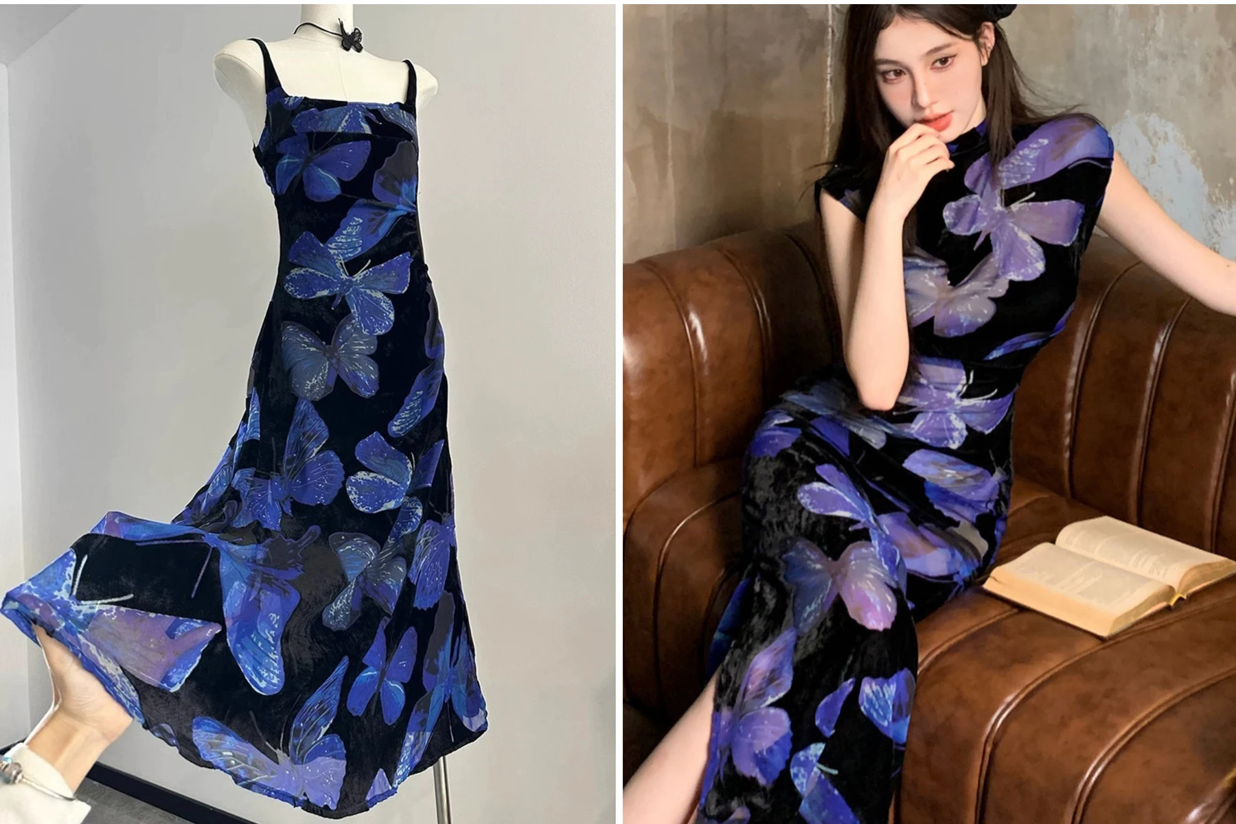 

Роскошная бархатная ткань Burnout для платьев Qipao — мягкая, элегантная и мерцающая золотистая на ощупь