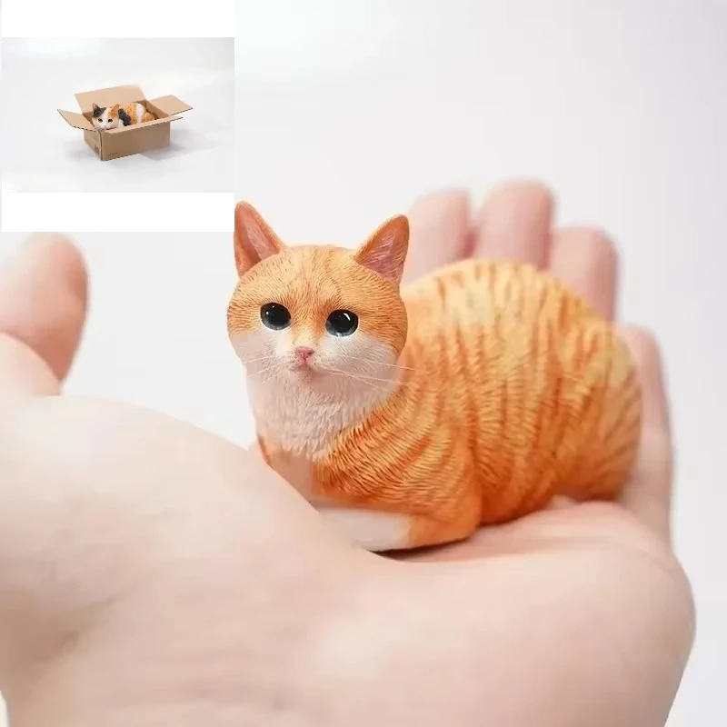 

JXK 1/6 Scale Cute Courier Cat Resin Model Healing Pet Model for 12inch Action Figures Accessory Toys Mini Ornament