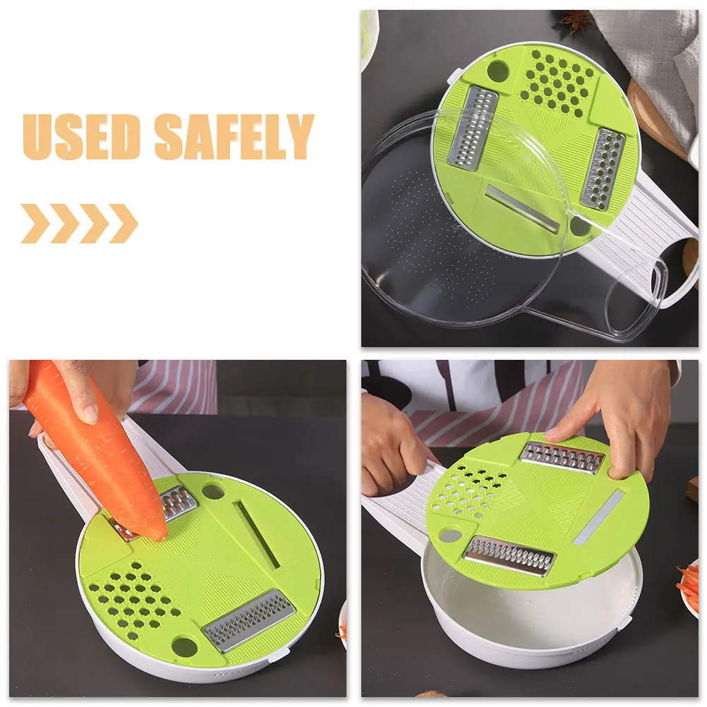 

Vegetable Slicer Multi-Function Kitchen Tool for Slicing Shredding Carrots Potatoes Food Grater Kitchen Gadget