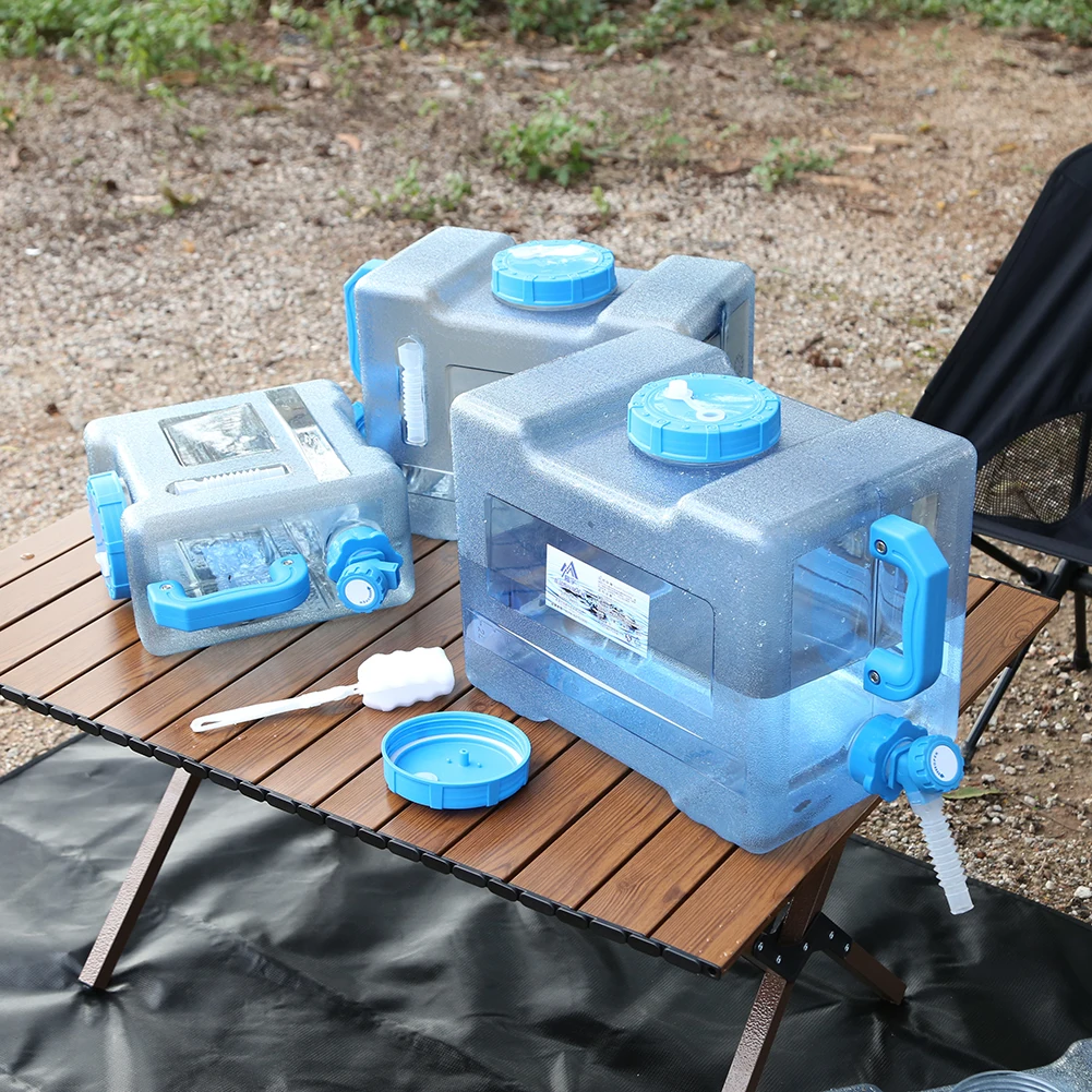 Camping Cooking Container - 6/8/13/18L Water Container Portable Camping Bucket