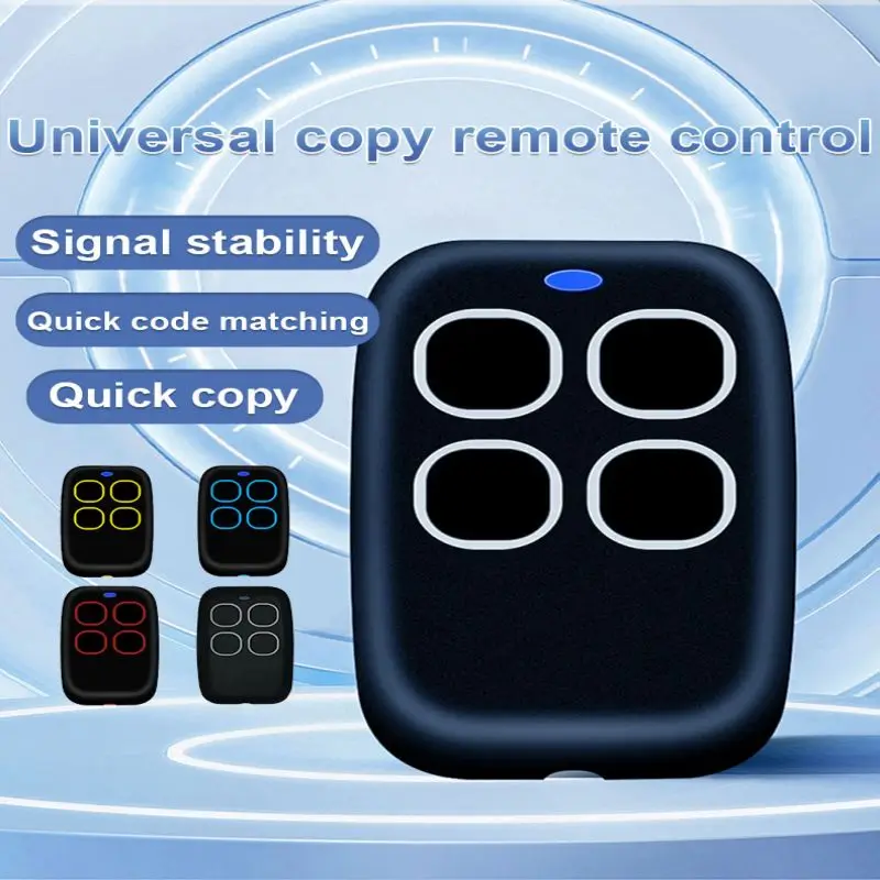 433Mhz Universal Duplicator Garage Remote Controller Code Command Clone Self-copying Automation Gate