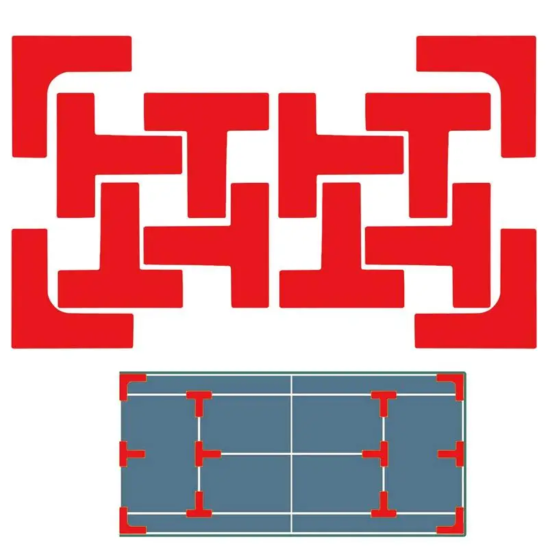 Pickleball Court Spot Markers, Markers Marking Set Lines Portable Outdoor Accessory Tennis court for Basketball training