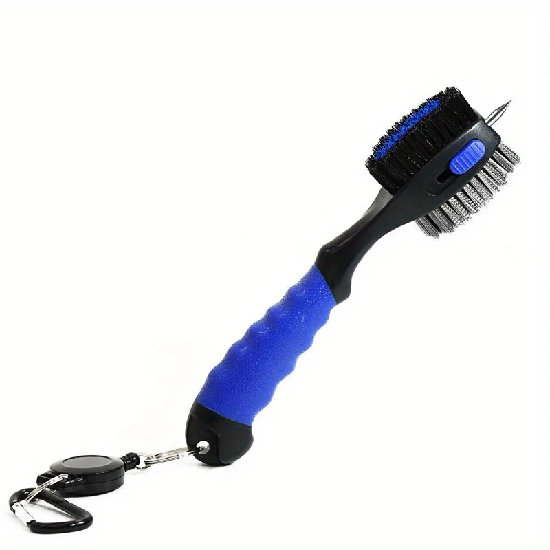 Golf club cleaning brush  groove cleaner, retractable large head brush golf accessories BH005