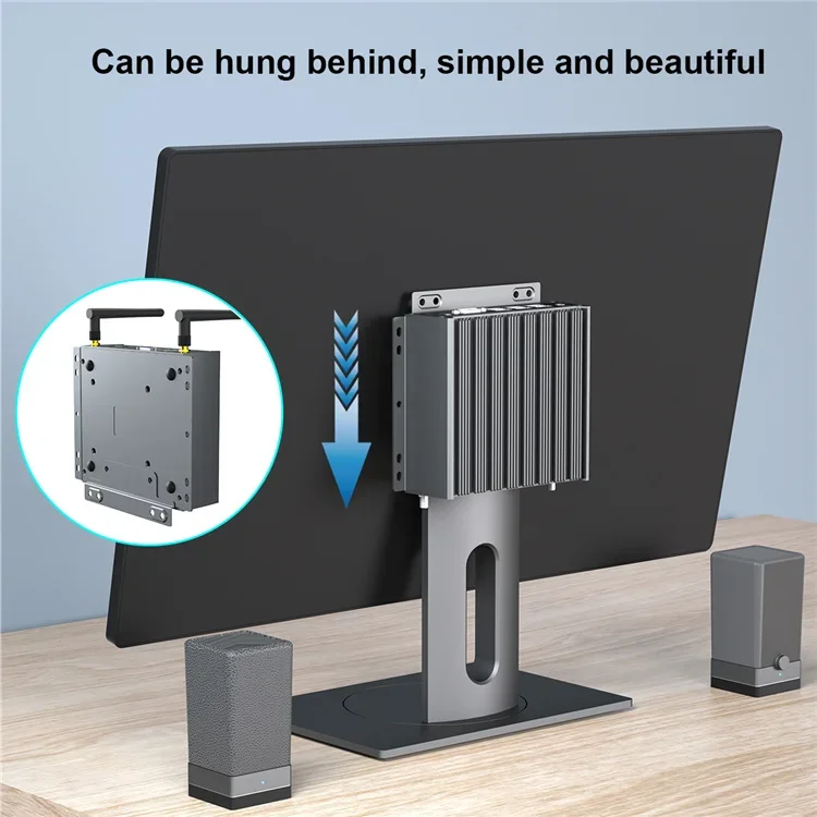 Windows 10 Pro Intel Core i7 SDDR 4 Go/8 Go j4125 IPC-X1 SSD Fanless Computer 8300U Mini PC industriel