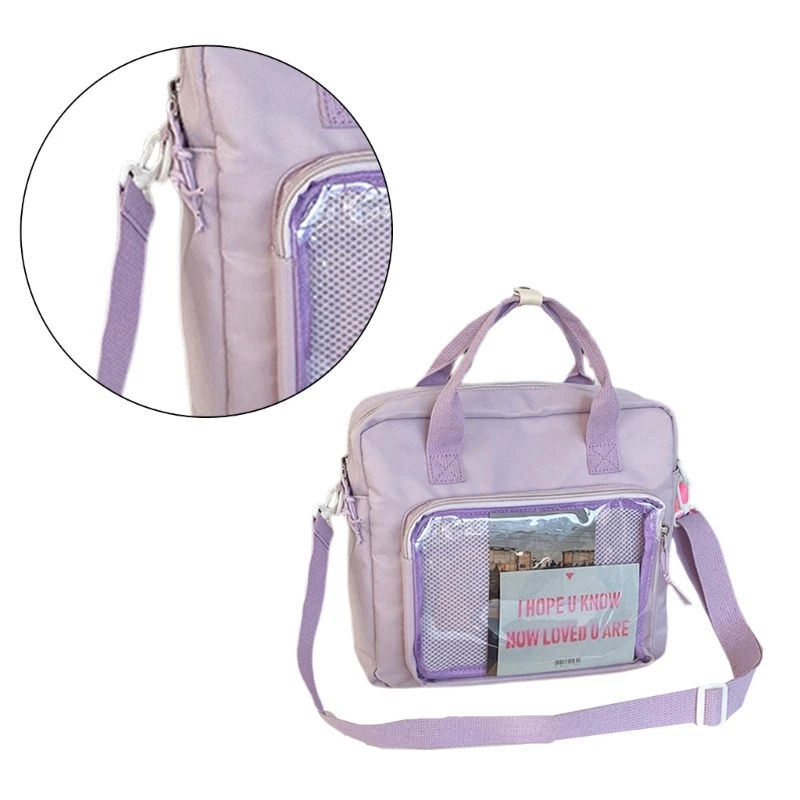 Multi-purpose Ita Backpacks Crossbody Purse Pin Display Bag for Girl Student School Book Bag Travel Daypacks