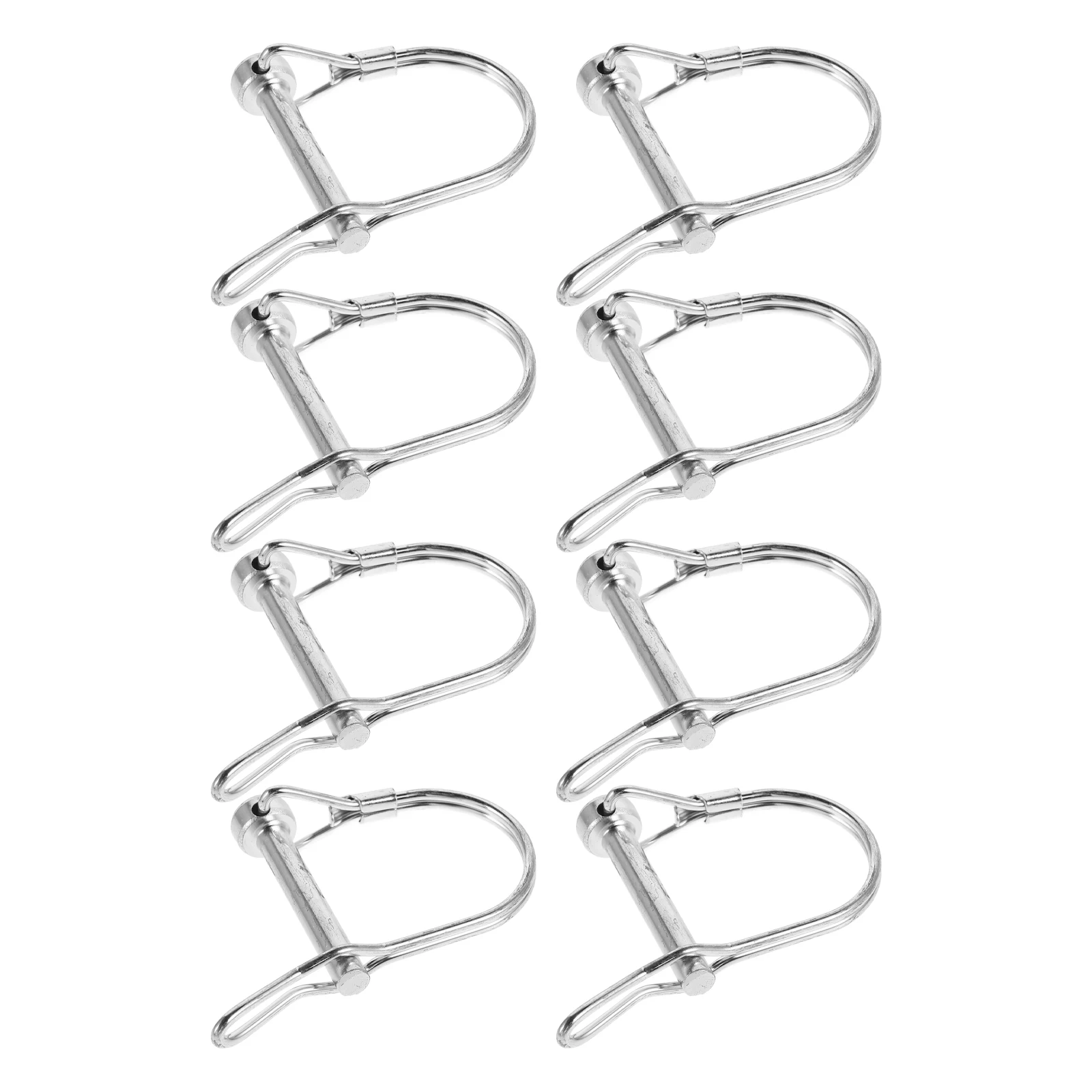 

8pcs DSpring Trailer Coupler Locks Safety Hitch Pins Safety Coupler Pin for Vehicles Heavy Duty Shaft Locking Pin