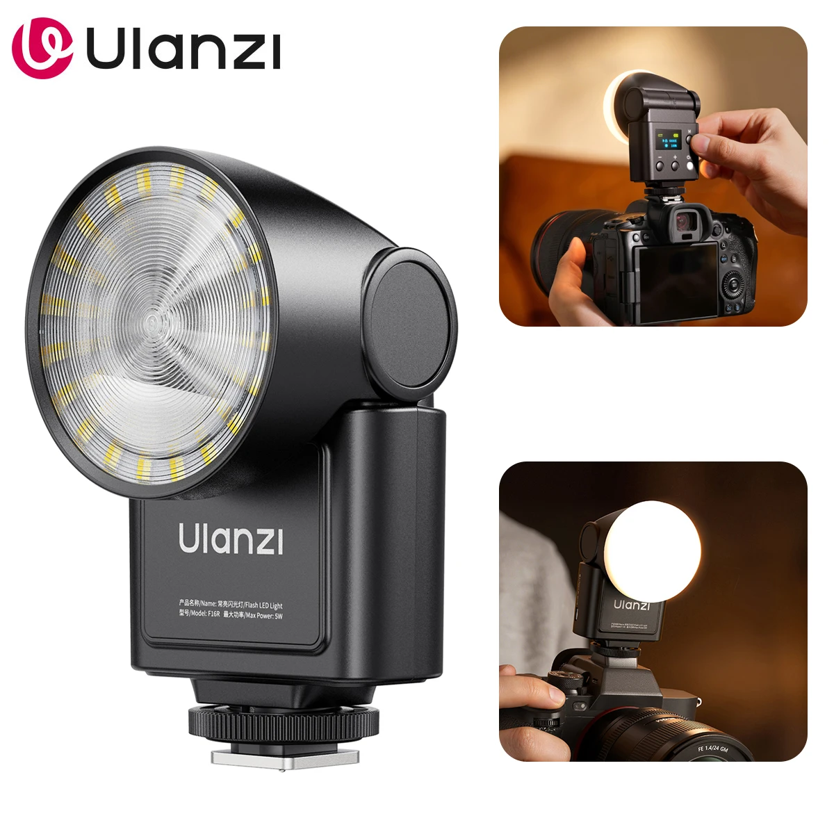 flash-per-fotocamera-ulanzi-f16r-speedlite-gn16-6800k-con-luce-led-per-canon-fuji-f1-230-sony-zv1-ricoh-gr3-nikon-panasonic-olympus-pentax