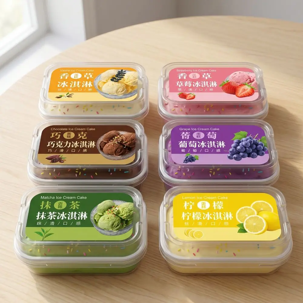 Slow-rebound Simulation Bread Squeeze Toy 3D Bread Shaped Squishy Fidget Toy Handmade Kneading Sticky Box Cake Squishy Toy