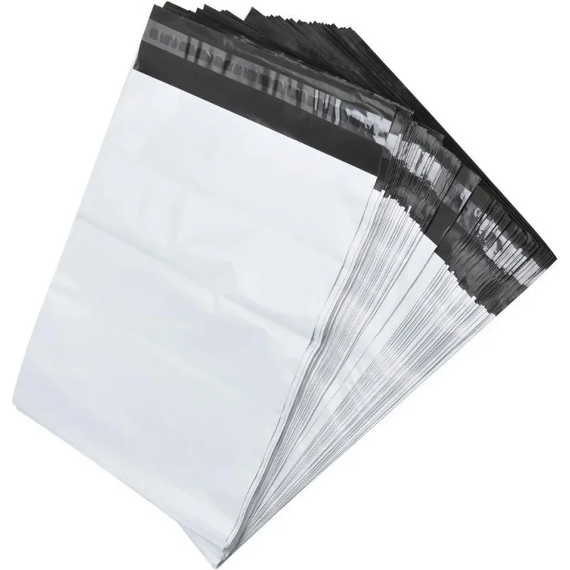 14.5 x 19 White Poly Mailers Mailing Envelopes Bags, Total 800 Bags