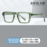 Gafas cuadradas con remaches Retro para hombre, anteojos fotocromáticos con prescripción óptica, antirayos azules, para lectura de ordenador