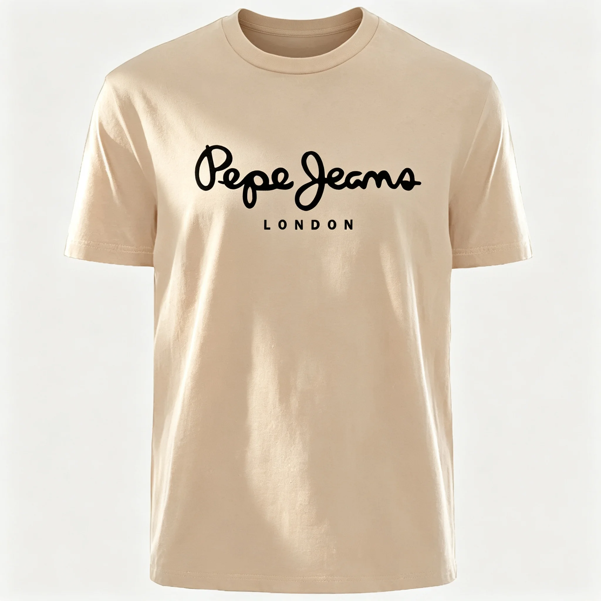 2026 New Y2K Parent Child Matching Unisex Oversized T Shirt Simple Hand Script Letter Chest Print White Streetwear Tops