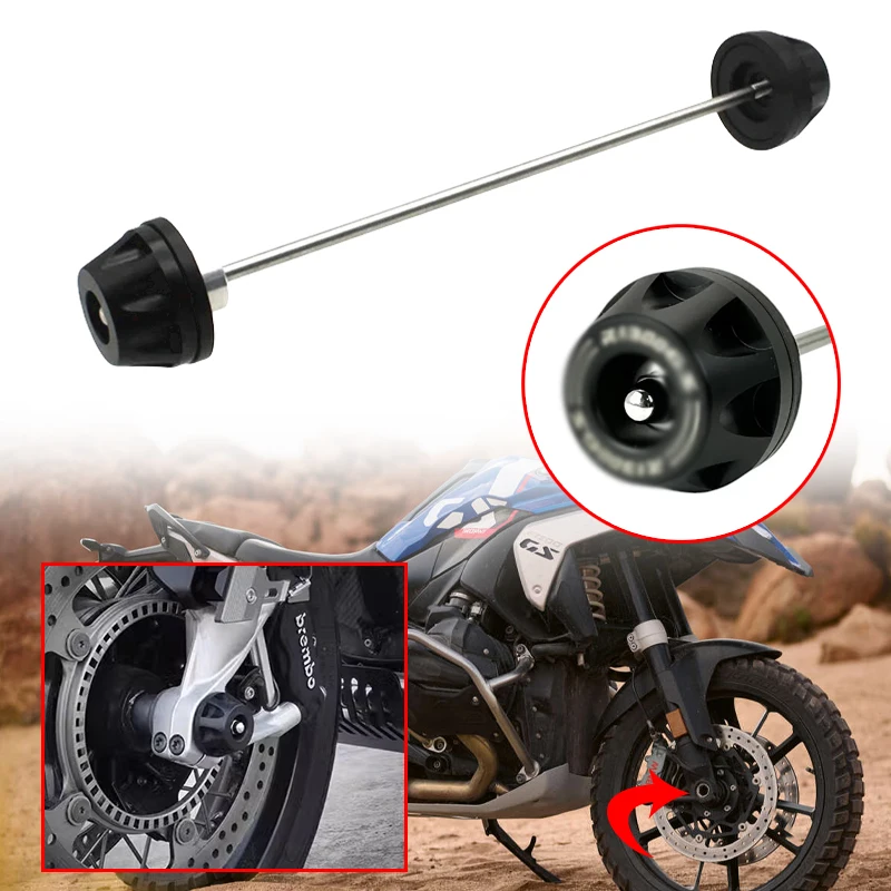

Fit For BMW R1300GS R1300 GS R 1300 GS ADV 2023 2024 Motorcycle Accessories Front Wheel Protector Axle Fork Crash Slider