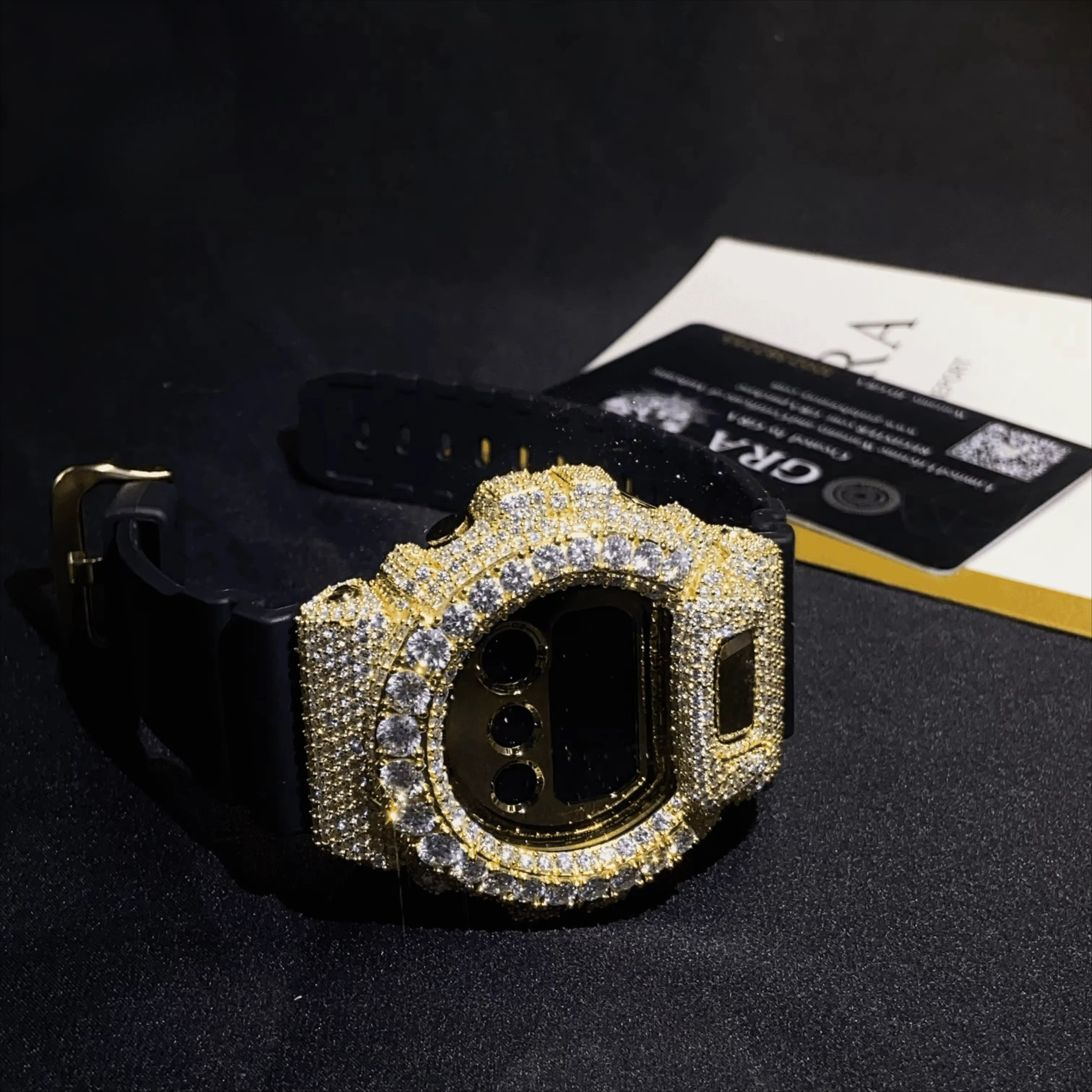 

Hot Sale DW6900 Watch Luxury Jewelry Chilled VVS D Diatomaceous Earth 925 Silver Maker Men's Custom Diamonds