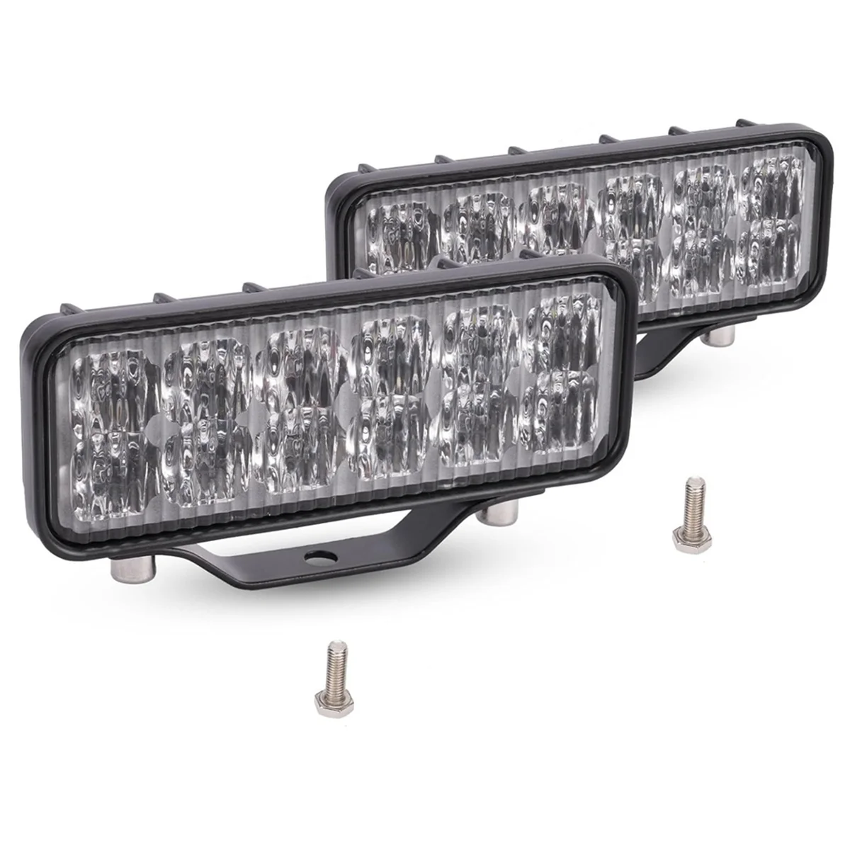 6 Inch LED Diffused Light Bar, 2PCS 120W LED Off Road LED Work Lights Ditch Light Fog Lamp Waterproof ATV Cube Lights