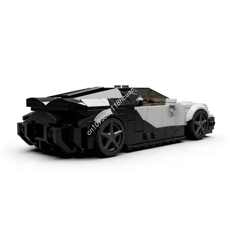 

340pcs MOC City Champions Bugatti Tourbillon Model Building Blocks Festival Gifts Construction Assemble DIY Idea Toy Creative