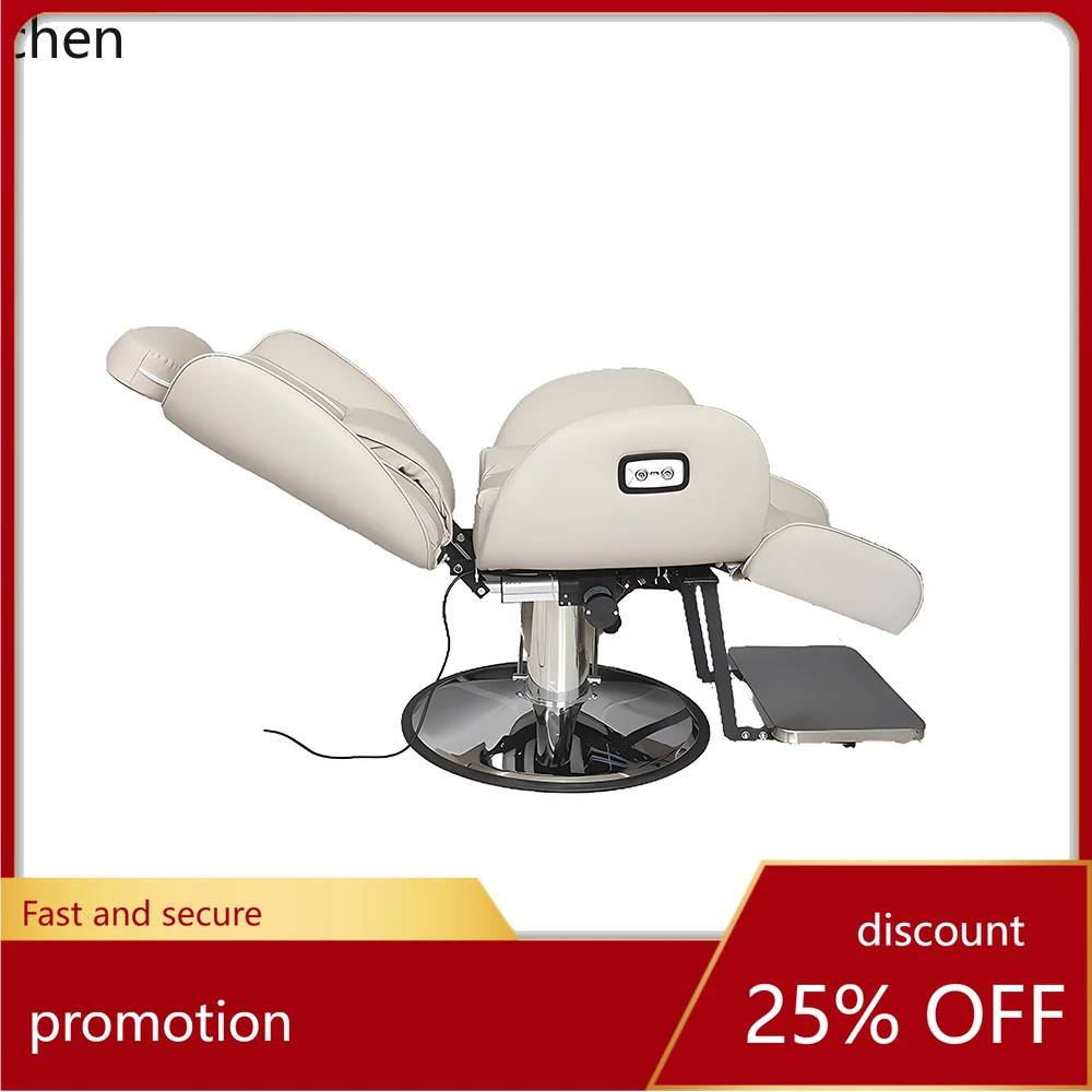 

ZMLHair Salon Special Chair Beauty Hair Salon Barber Shop Reclining Chair Adjustable Electric Hair Salon Chair