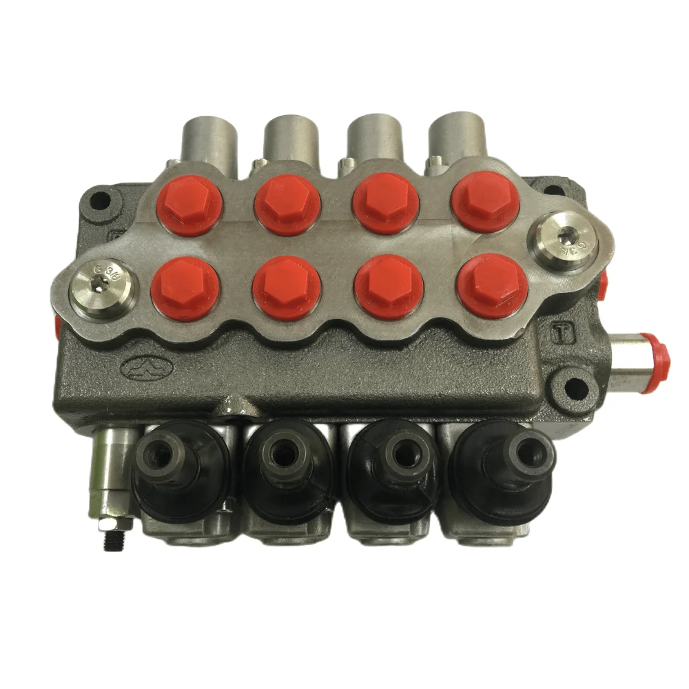 walvoil type 40-380LPM Hydraulic  Directional Valve  4 spools monoblock  control valves