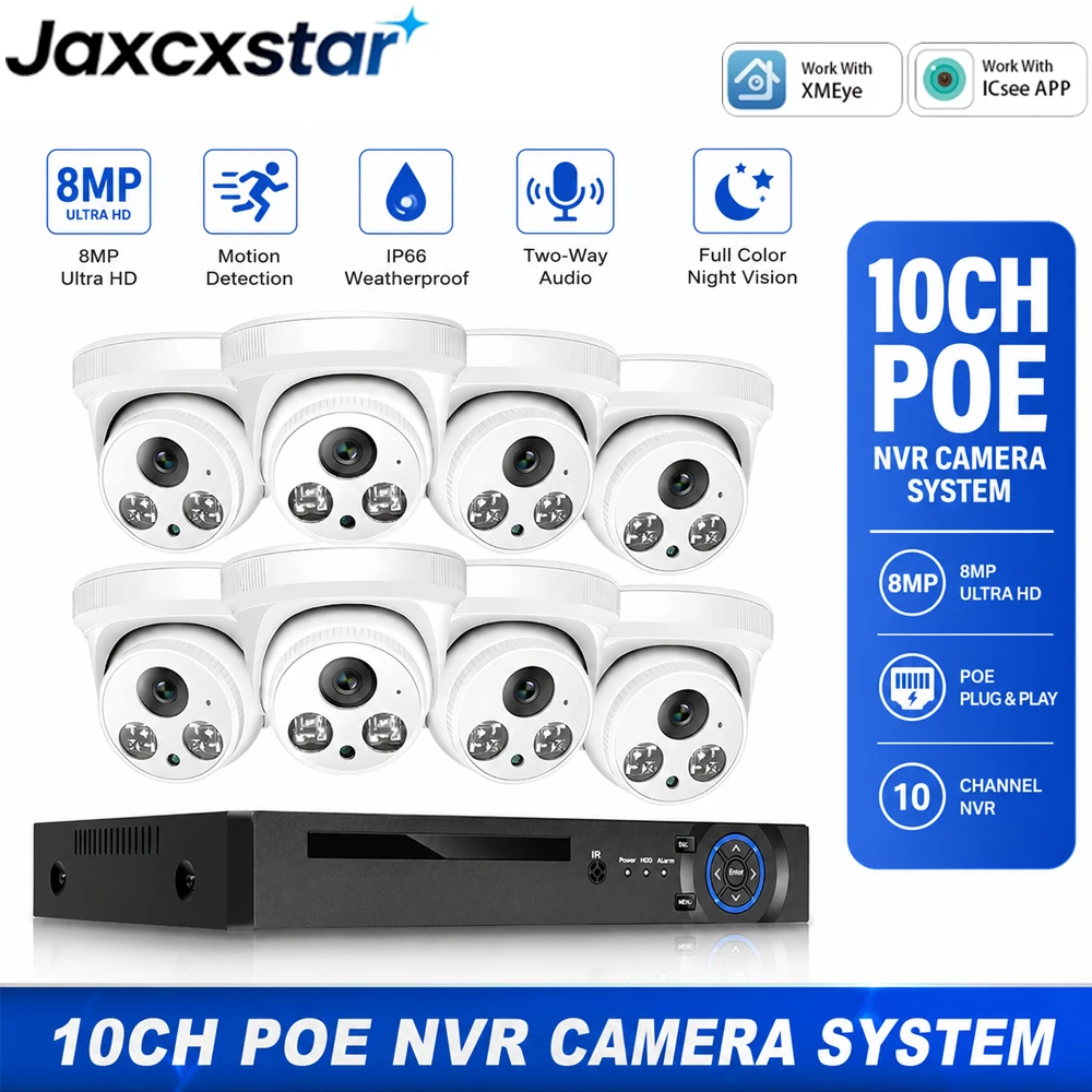 Nvr Kit 8 Channel - 8MP 4K 10CH POE NVR Kit