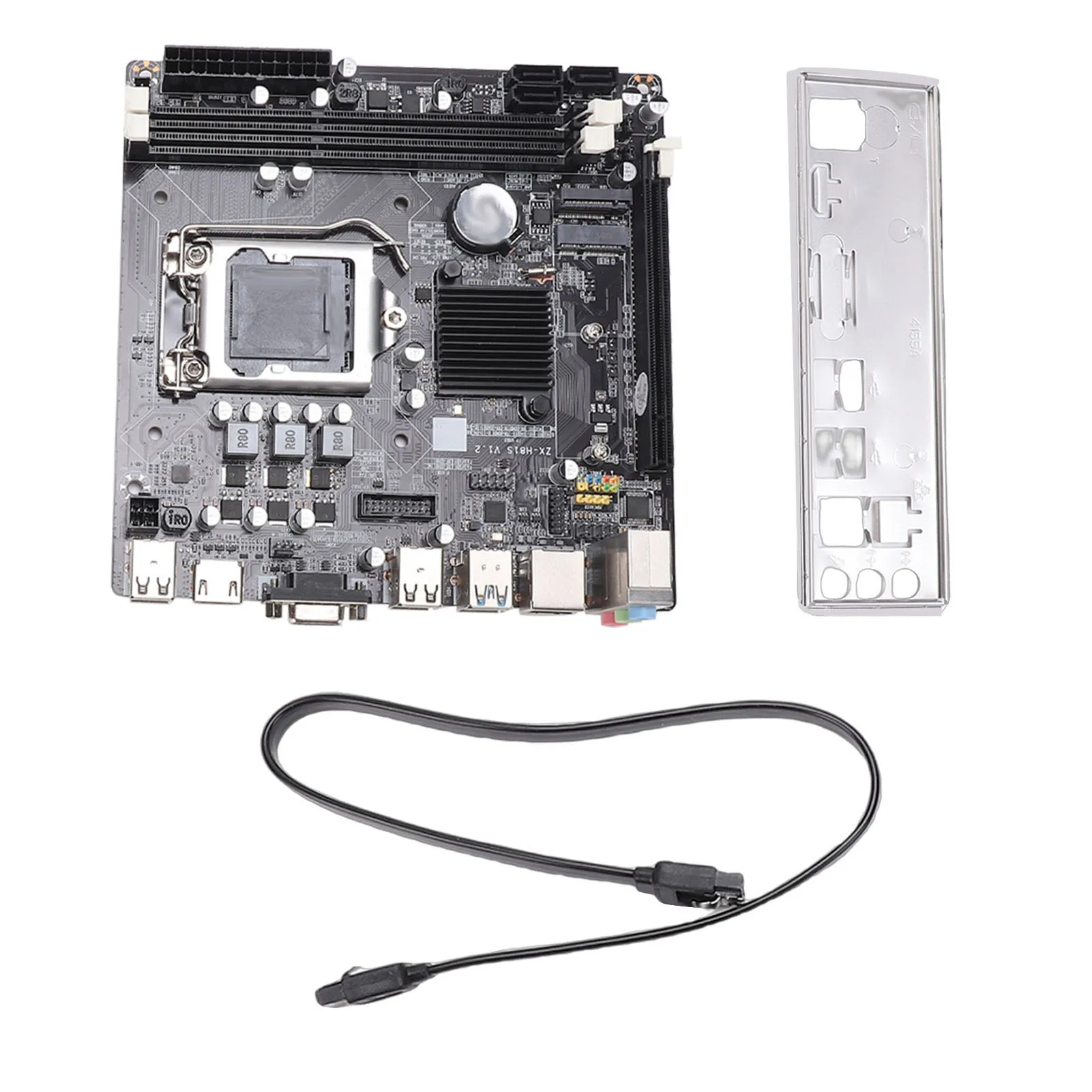 Placa Base H81 Compatible con Core I3 I5 I7, Canal Dual DDR3, Mini ITX para Juegos, con Ranura Serial ATA 6Gb/s M.2 NVMe PCI