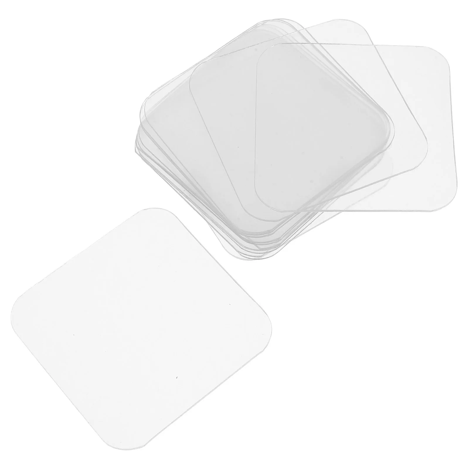 เทปกาวสองหน้าชนิดใส 20 ชิ้น ความหนืดสูง แผ่นกาวแบบลอกออกได้ สำหรับตกแต่ง DIY สติ๊กเกอร์ติดผนัง เทปใสสำหรับติดตั้ง