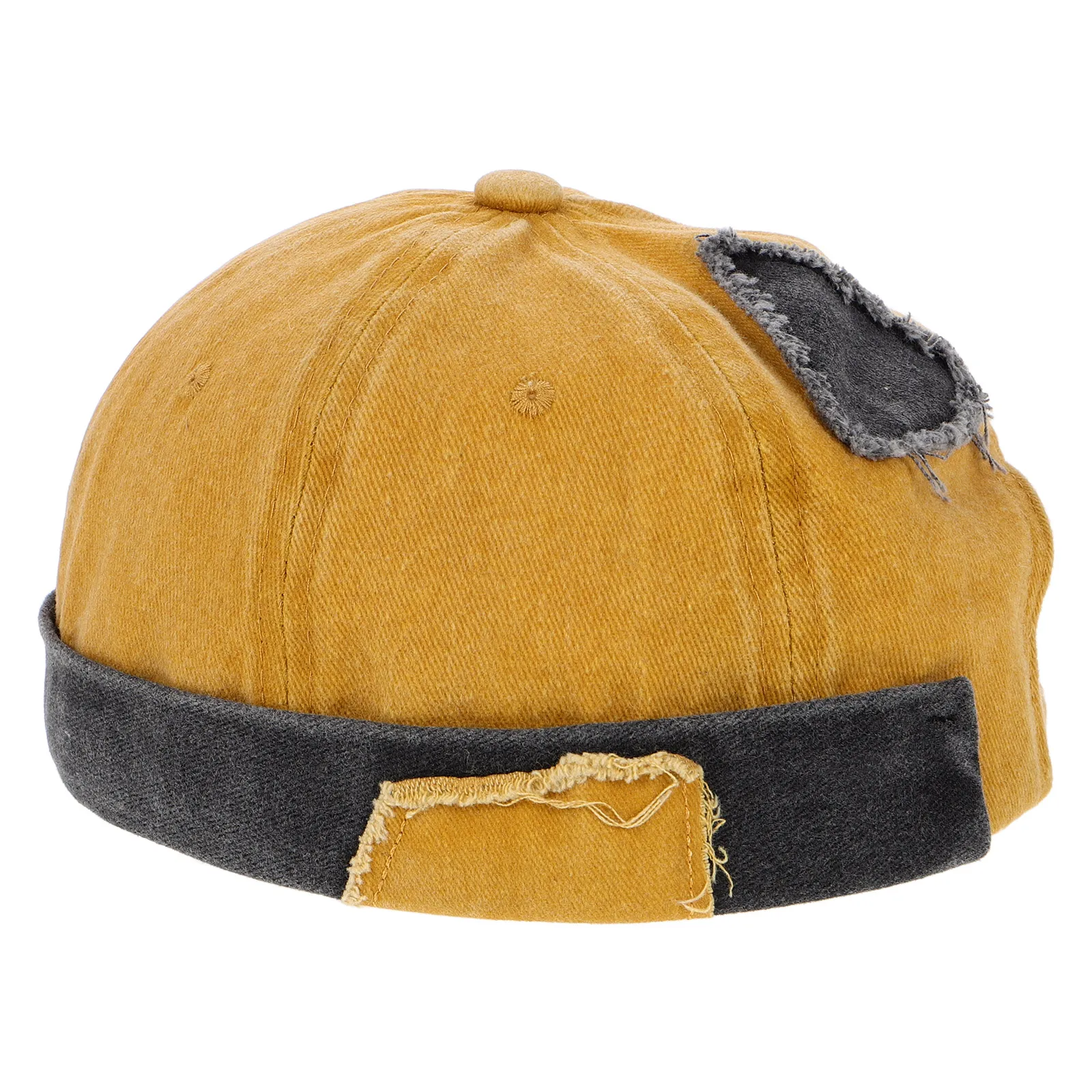 

1pcs Retro Sailor Hat Brimless Cotton Men Vintage Style Breathable Hats Camper Classic Father Beanie Outdoor Sailing Cool
