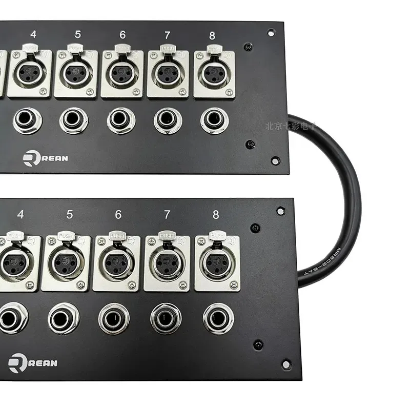Custom Eight-Way Wall Plug: Kanon Mother to Big Three-Core, for Recording Studio, Matches Yourui Box & MR202-8AT