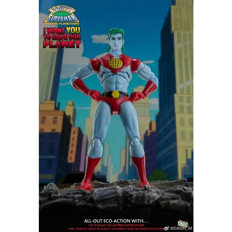 قريبا قريبا Dasheng نموذج DMS GT 1/12 سوبرمان الأرض الكابتن الكواكب عمل دمية نموذج دمية متحركة الشكل