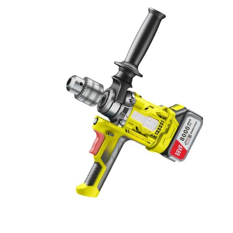 

16 Lithium battery drill ground ice mixing drill multi-purpose high power hand