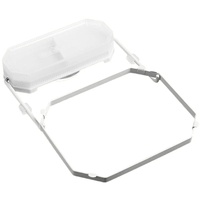 Cesta filtro cozinha com ventosa 50 sacos malha multifuncional dobrável rack drenagem para fácil envio