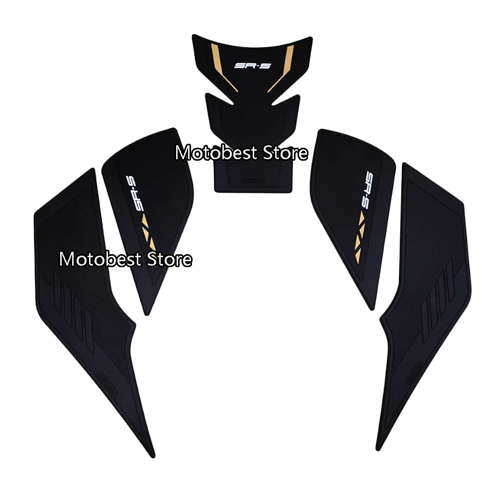 For CFMOTO 750SR-S 750SR 2025 Motorcycle Fuel Tank Sticker Side Decal Protector Traction Pad Cover Decoration Rubber Sets
