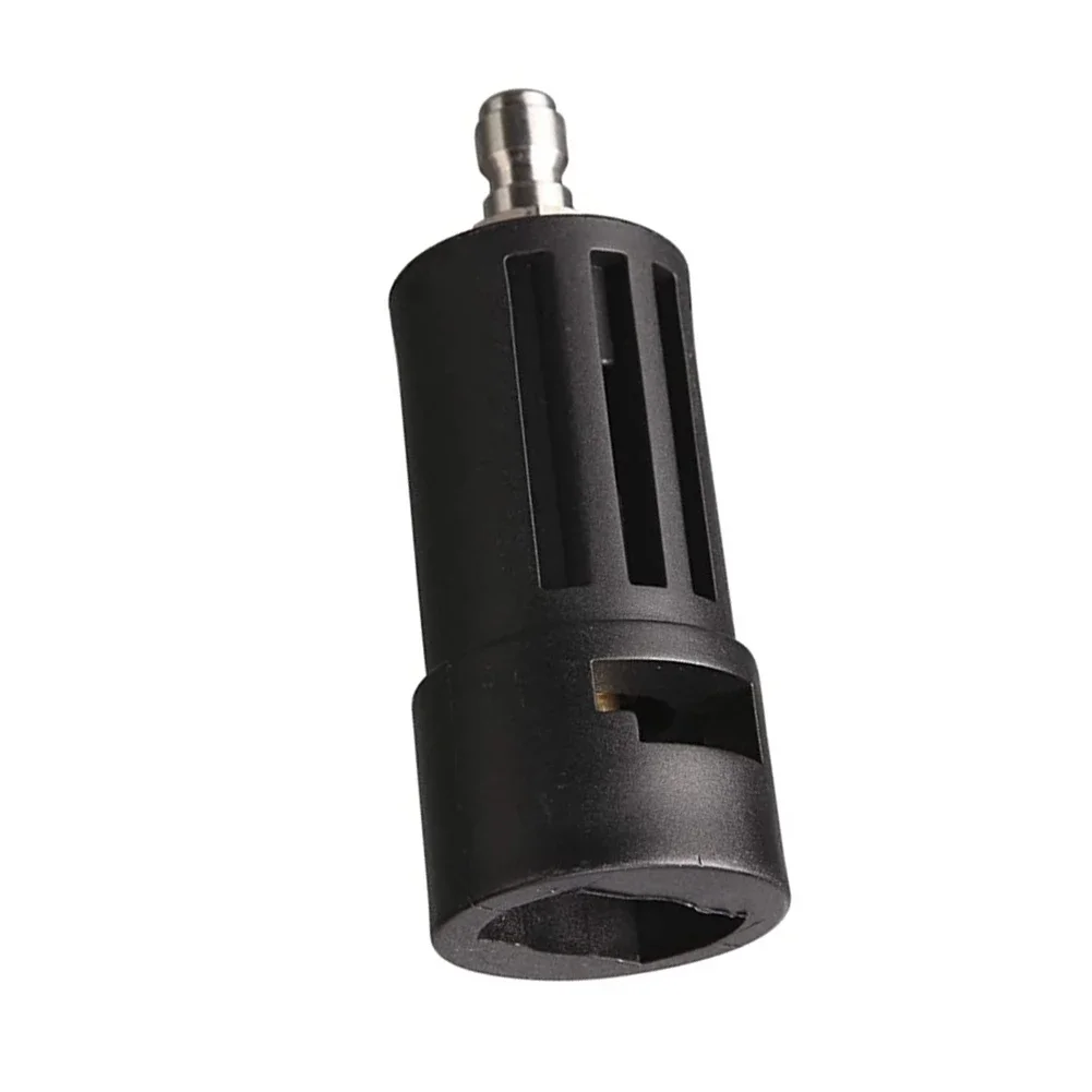 This Stainless Steel Adaptable Connector Simplifies Attachment Of Foam Nozzles And Other Accessories Efficiently