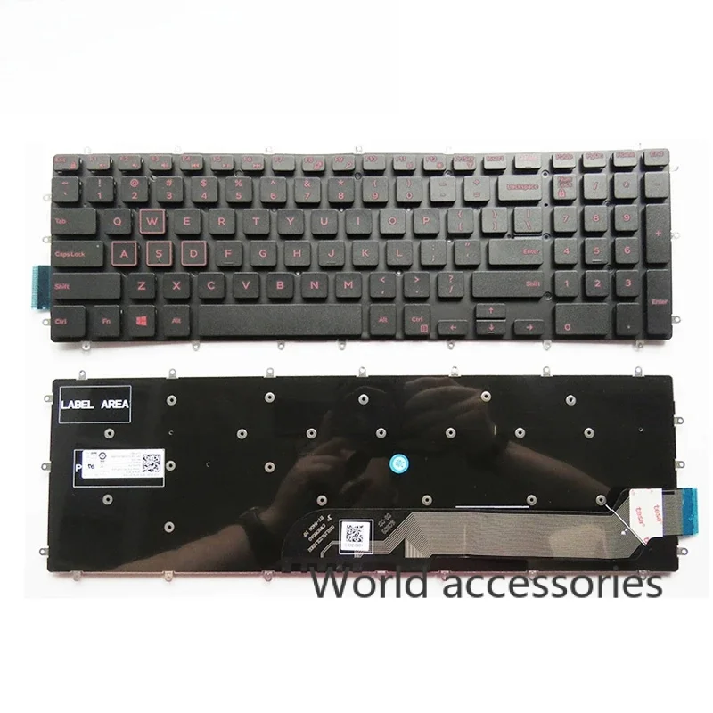 DELL Inspiron15-7000 7566 7567 7568 3583 7577 5577 7587 7570 7580 5567 3580 3581 3582 용 미국 노트북 키보드 3584 3585 백라이트