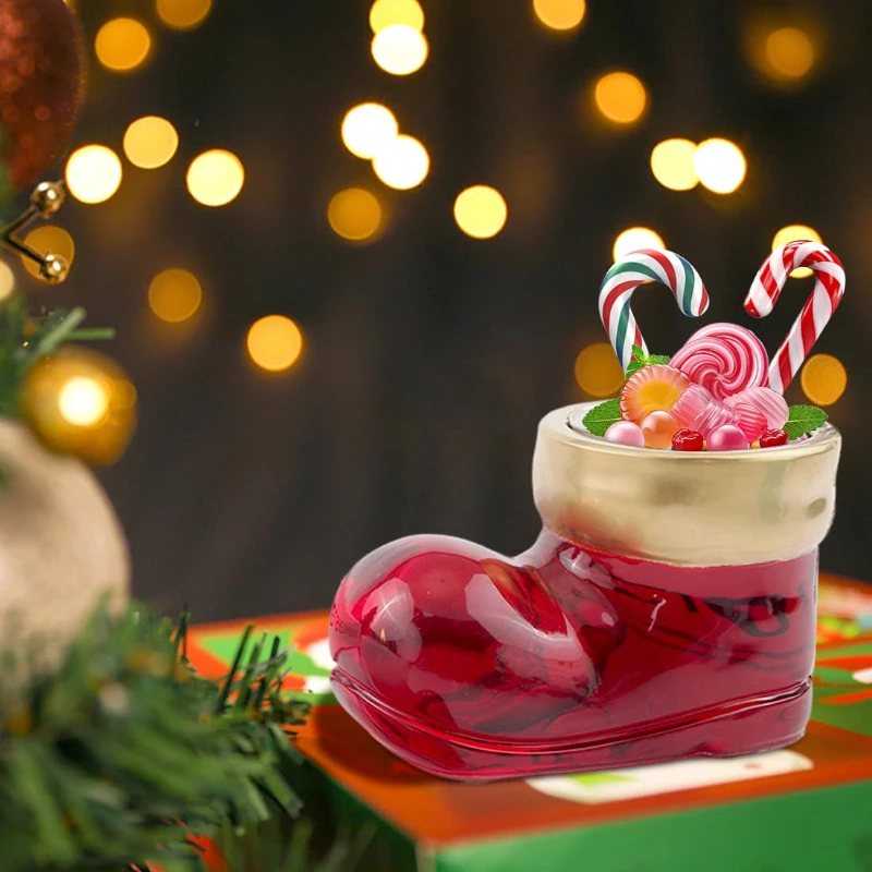 

Christmas Boots Shoes Candle Holder Silicone Molds DIY Gypsum Aromatherapy Candle Desktop Decoration Ornament Resin Mold Crafts