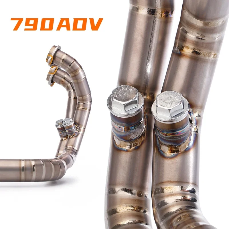 For KTM DUKE 790 Motorcycle Full Exhaust System with Front Link Pipe Slip-On Direct Fit Replacement