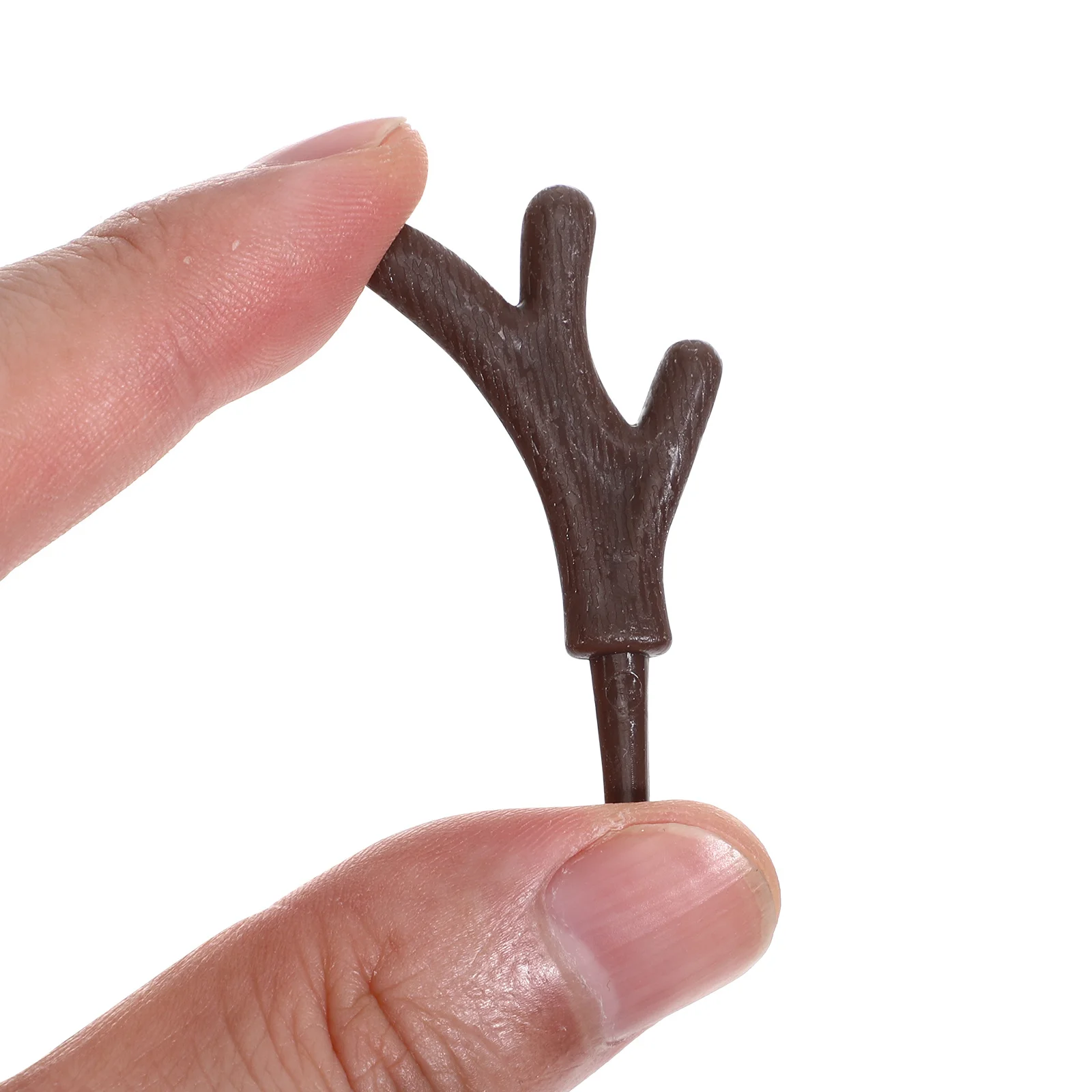 

100Pcs Mini Plastic Antlers DIY Christmas Accessories Branch Antlers Craft for Home Hotel Shop Decor Christmas DIY Accessories