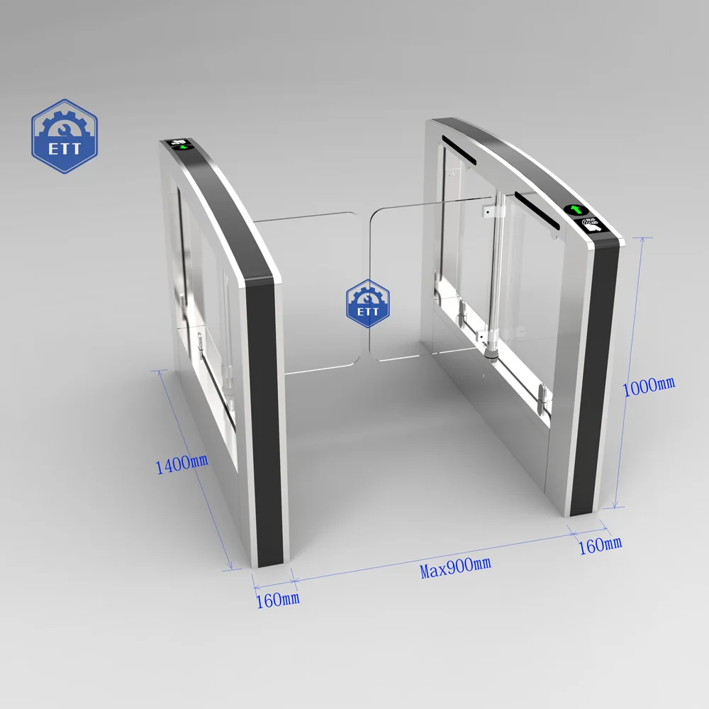 Optische Swing Tourniquet Gat Toegangscontrole Systeem Hoorbaar Alarm Volledige Hoogte Beveiliging