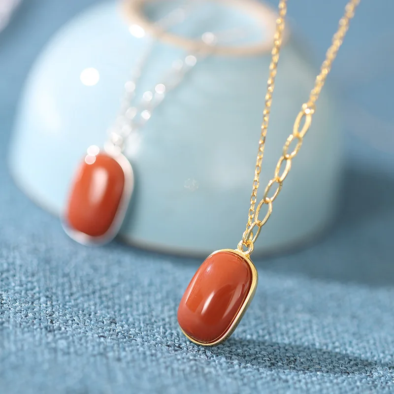 collier-bouddhiste-zen-classique-en-argent-pur-agate-rouge-du-sud-chaine-de-pull-personnalisee-pendentif-feminin-cadeau-porte-bonheur-cha