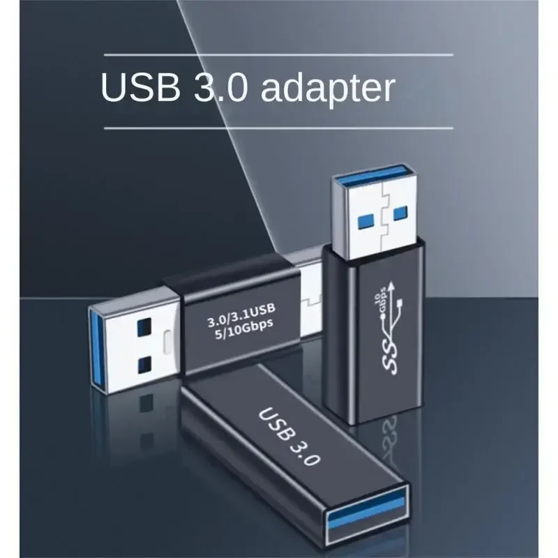 5Gbps USB 3,0 tipo A conector macho a hembra adaptador de enchufe USB3.0 A conector adaptador acoplador macho/hembra dual