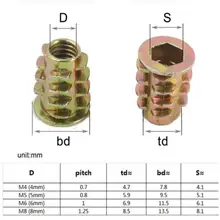 Zinc Alloy Flanged Nuts 50 pcs #2