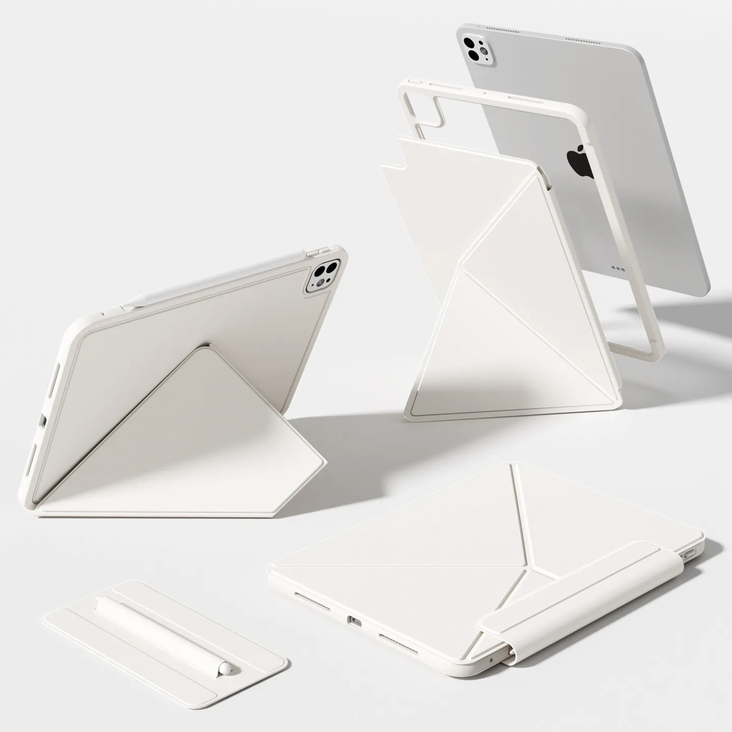 Smart Folio Cover for iPad Pro 13 11 2025 M5 M4 Tablet Case for