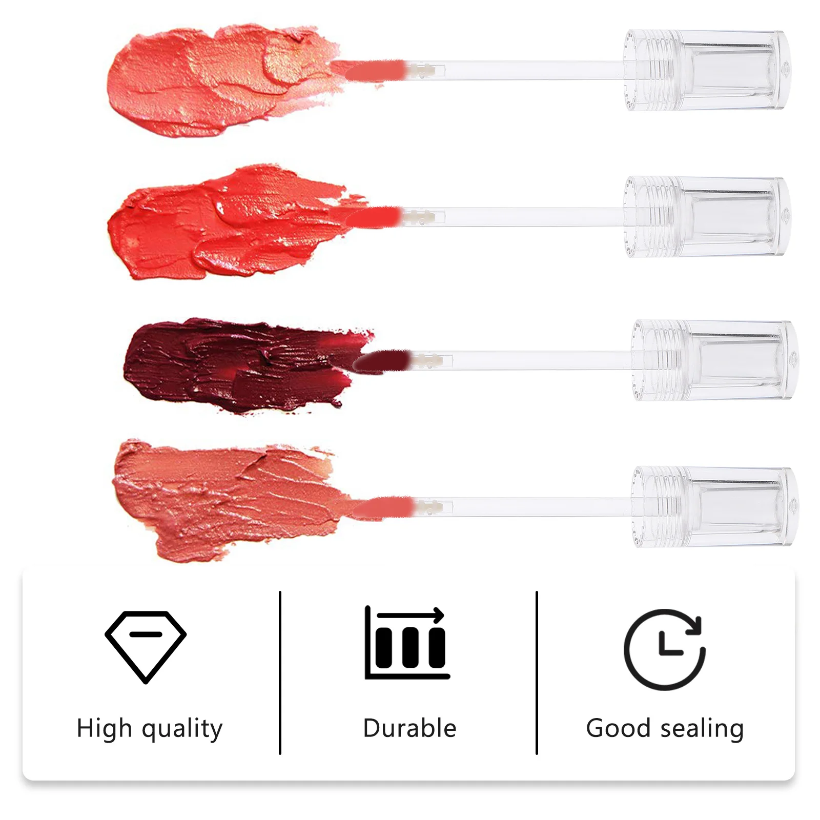 

20Pcs Lip Gloss Empty Tube Clear Refillable Containers for DIY Lip Oil Dye Liquid Travel Storage Reusable Lightweight