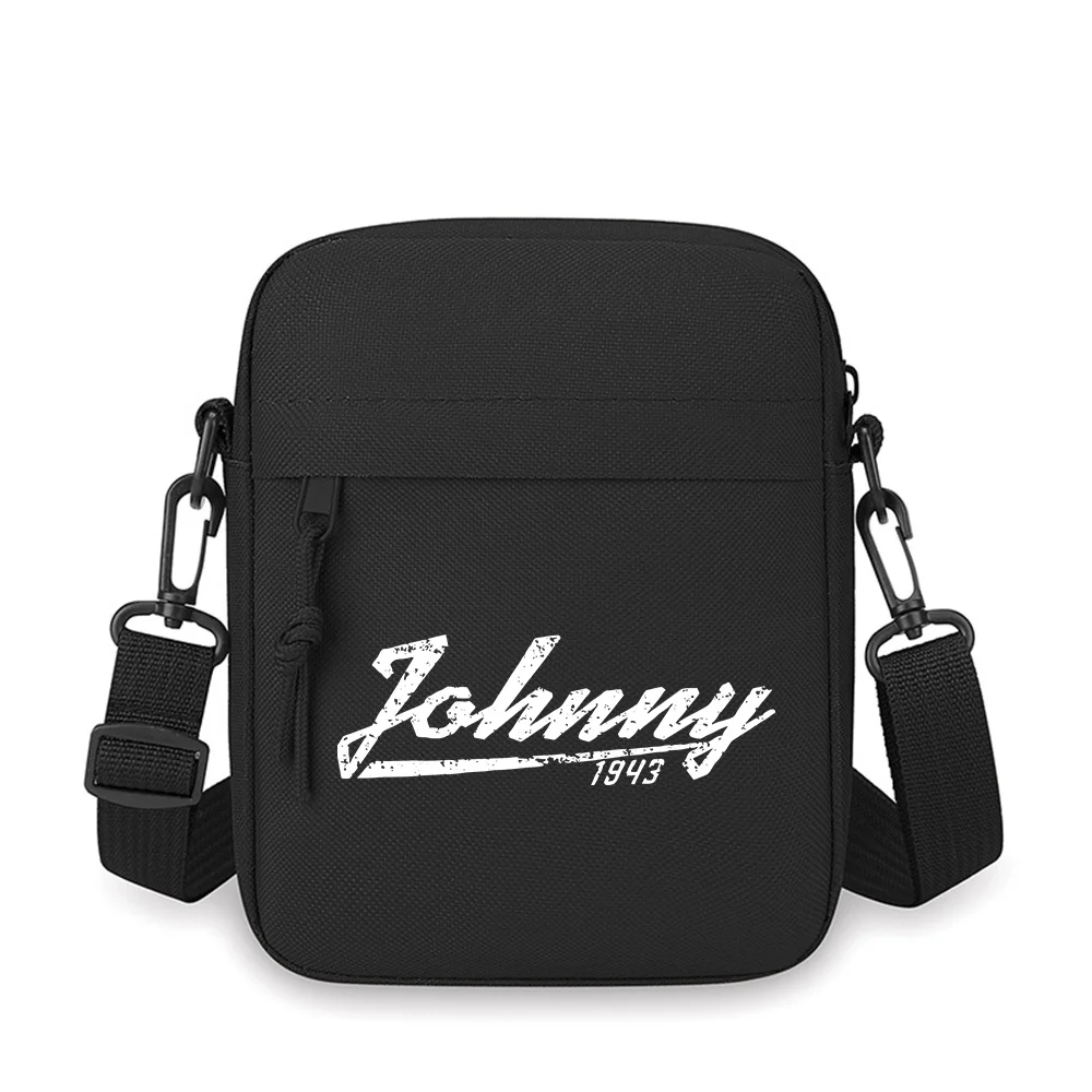 Johnny vintage design 1943 brand  Men Crossbody Bag Single Shoulder Women Cartoon Anime Film Printing Design Unisex