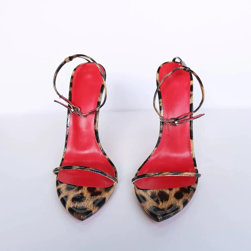 Designer Sexy Stiletto Sandals Yuejinlong Ankle Strap High Heels Women Party Banquet Nightclub Dress Shoes Big Size