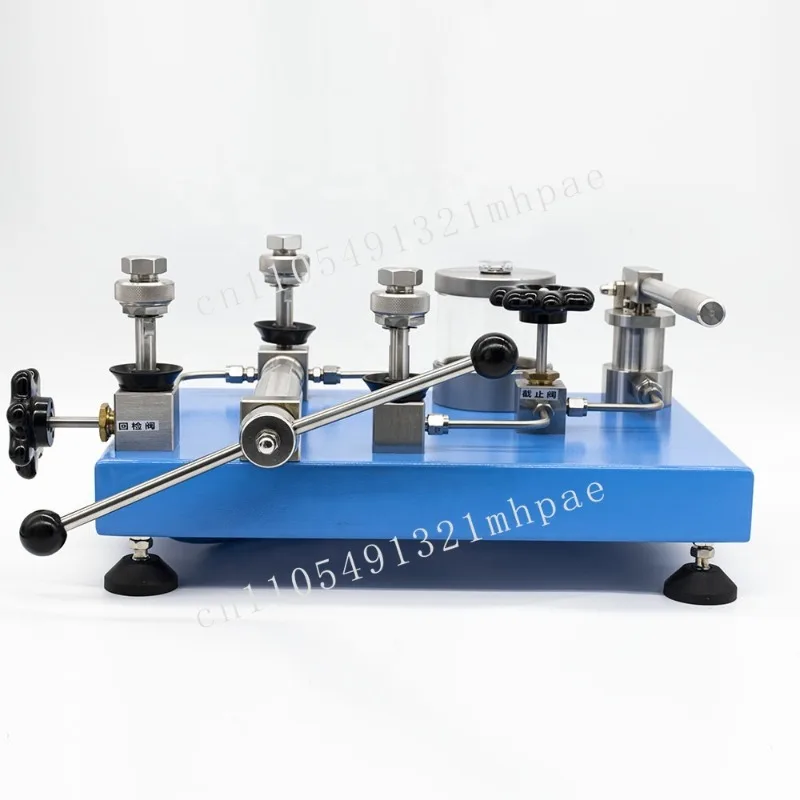 

Benchtop 600bar manual high pressure hydraulic water or oil calibration pump