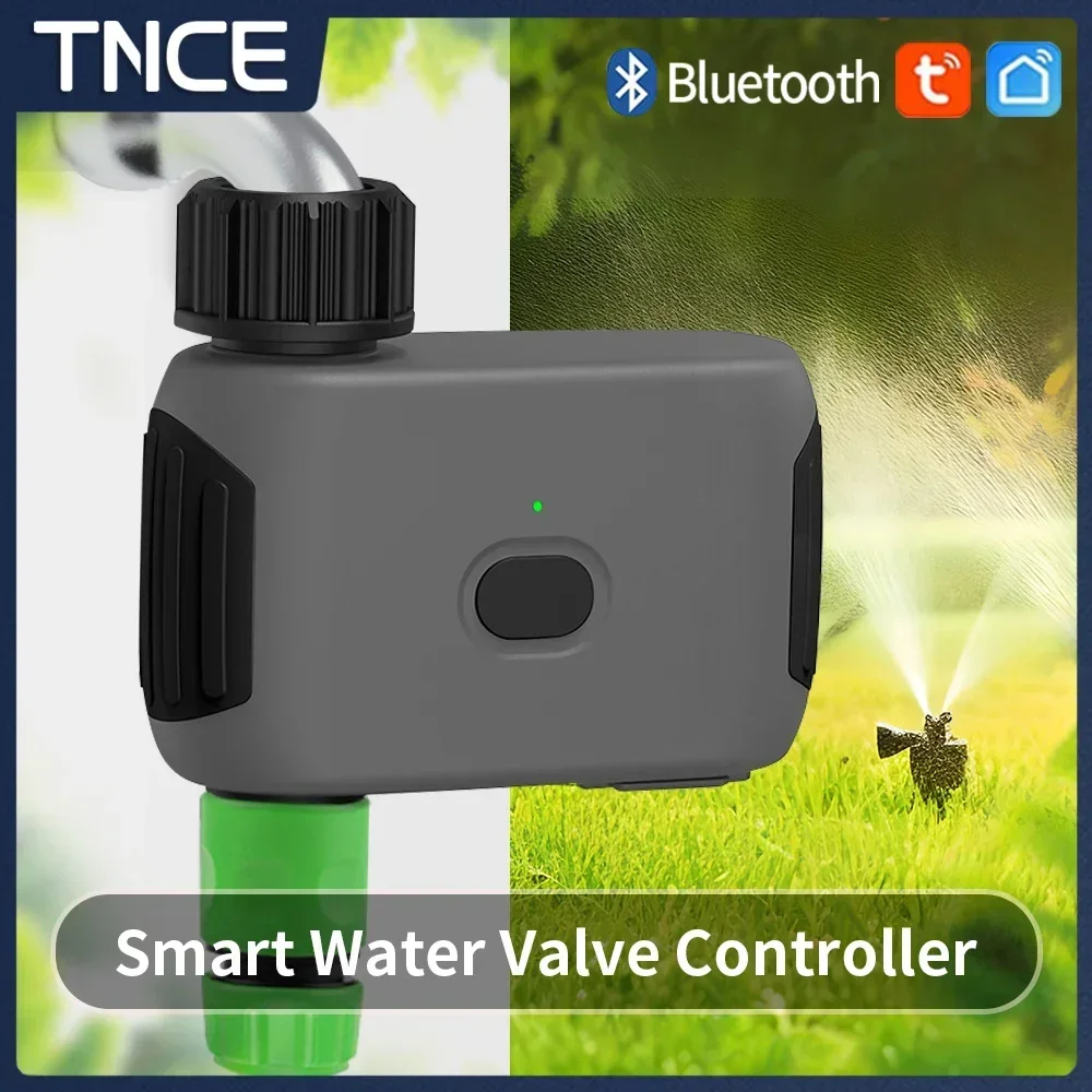 TNCE Smart Tuya Bluetooth Garden Watering Valve Irrigation Timers Remote controller filter washable Programmable Timed Sprinkler